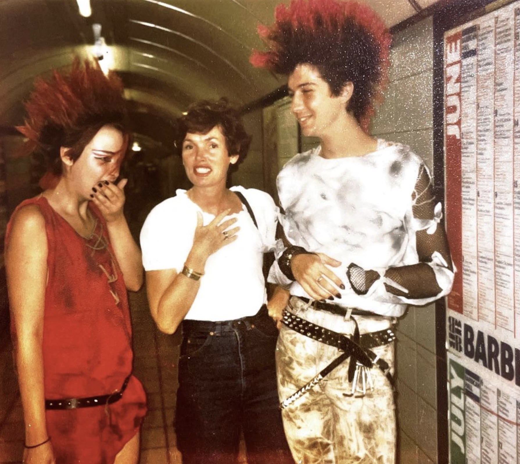 Going punk took a lot of effort. 